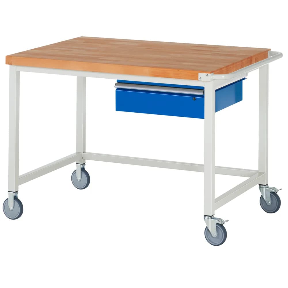 RAU. - Fahrbare Werkbank Modell 8001, 1250 x 900mm