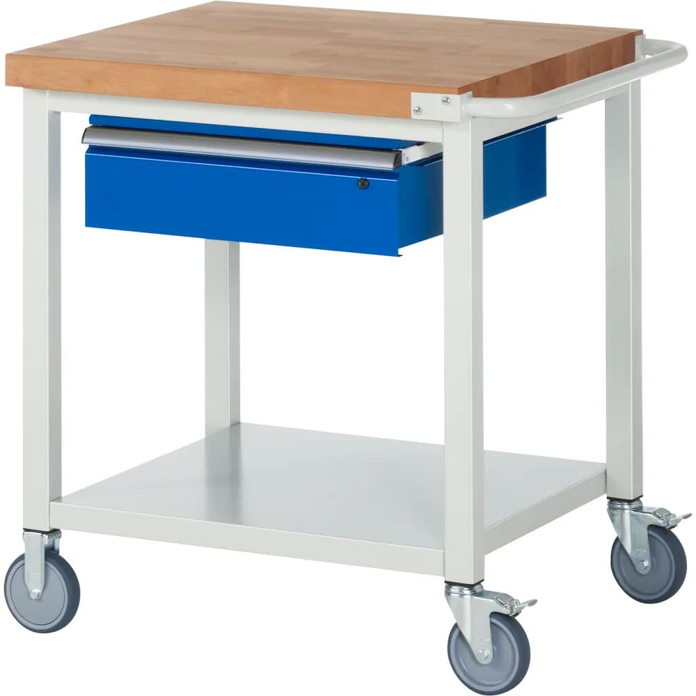 RAU. - Fahrbare Werkbank Modell 8001, 750 x 700mm