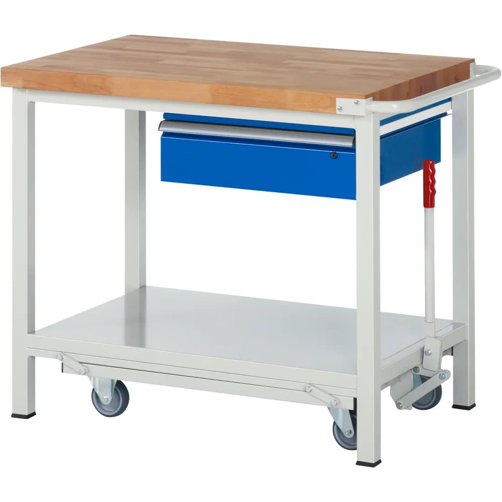 RAU. - Absenkbare Werkbank Modell 8001, 1000 x 700 x 880mm