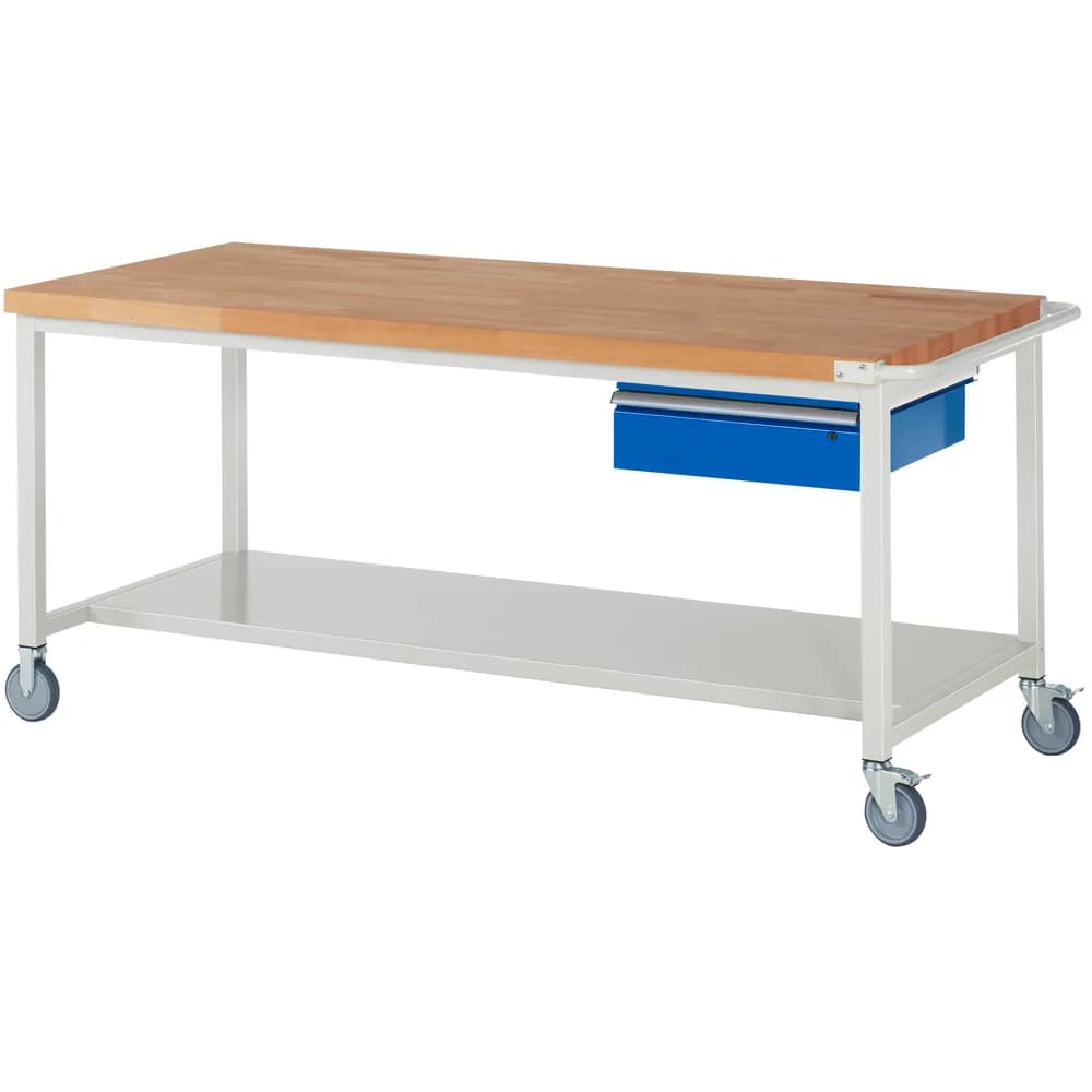 RAU. - Fahrbare Werkbank Modell 8468, 1250 x 900mm