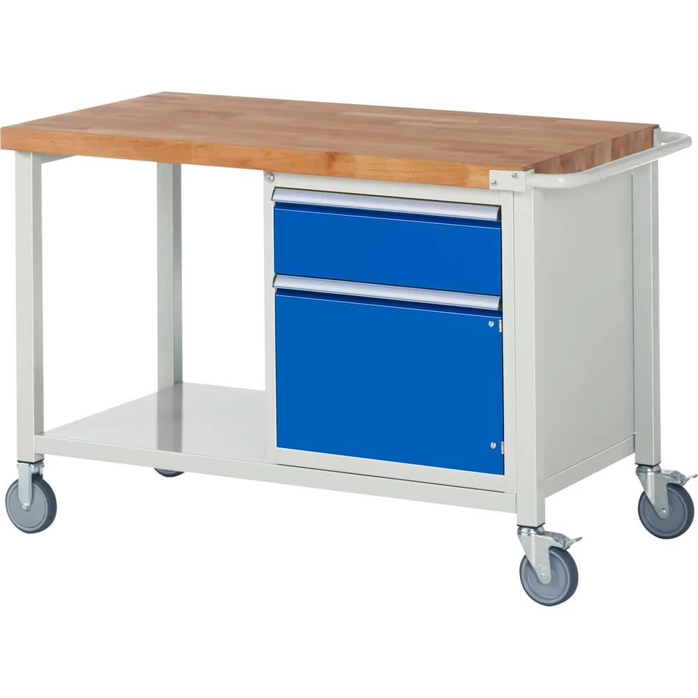 RAU. - Fahrbare Werkbank Modell 8152, 1250 x 700mm