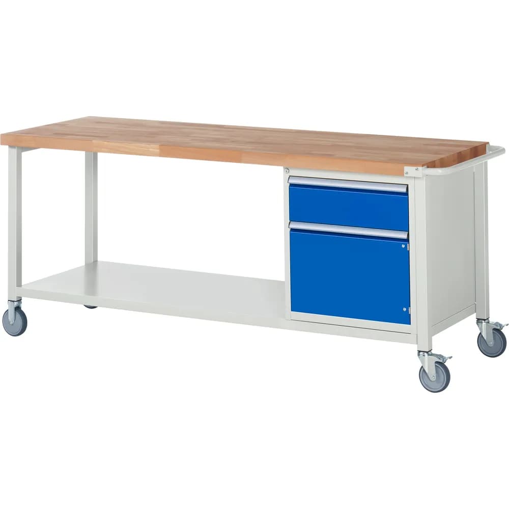 RAU. - Fahrbare Werkbank Modell 8152, 2000 x 700mm