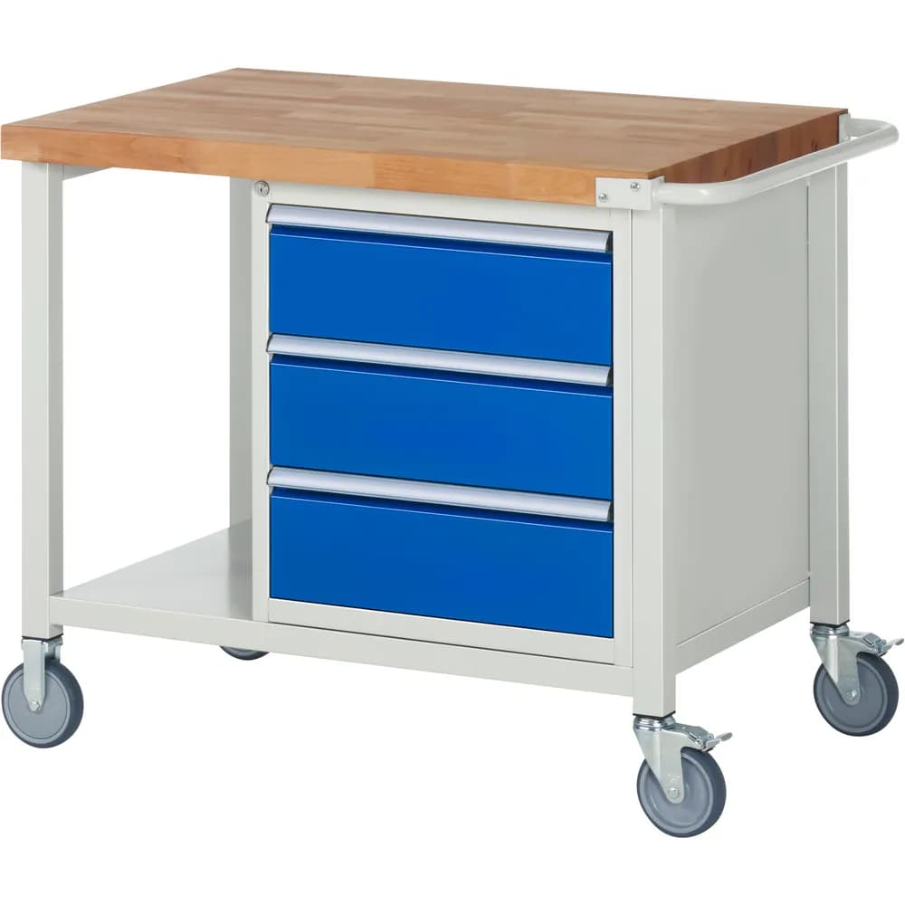 RAU. - Fahrbare Werkbank Modell 8157, 1000 x 700mm