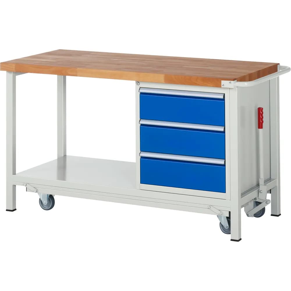 RAU. - Absenkbare Werkbank Modell 8157, 1500 x 700 x 880mm