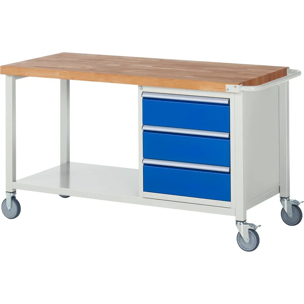 RAU. - Fahrbare Werkbank Modell 8157, 1500 x 700mm