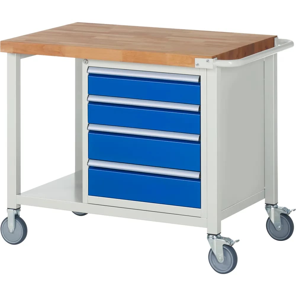 RAU. - Fahrbare Werkbank Modell 8162, 1000 x 700mm