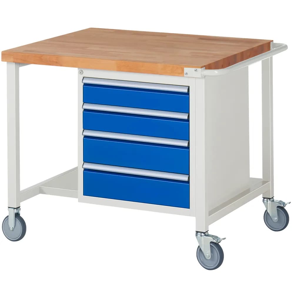 RAU. - Fahrbare Werkbank Modell 8162, 1500 x 900mm