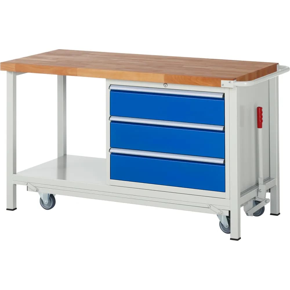 RAU. - Absenkbare Werkbank Modell 8257, 1500 x 700 x 880mm