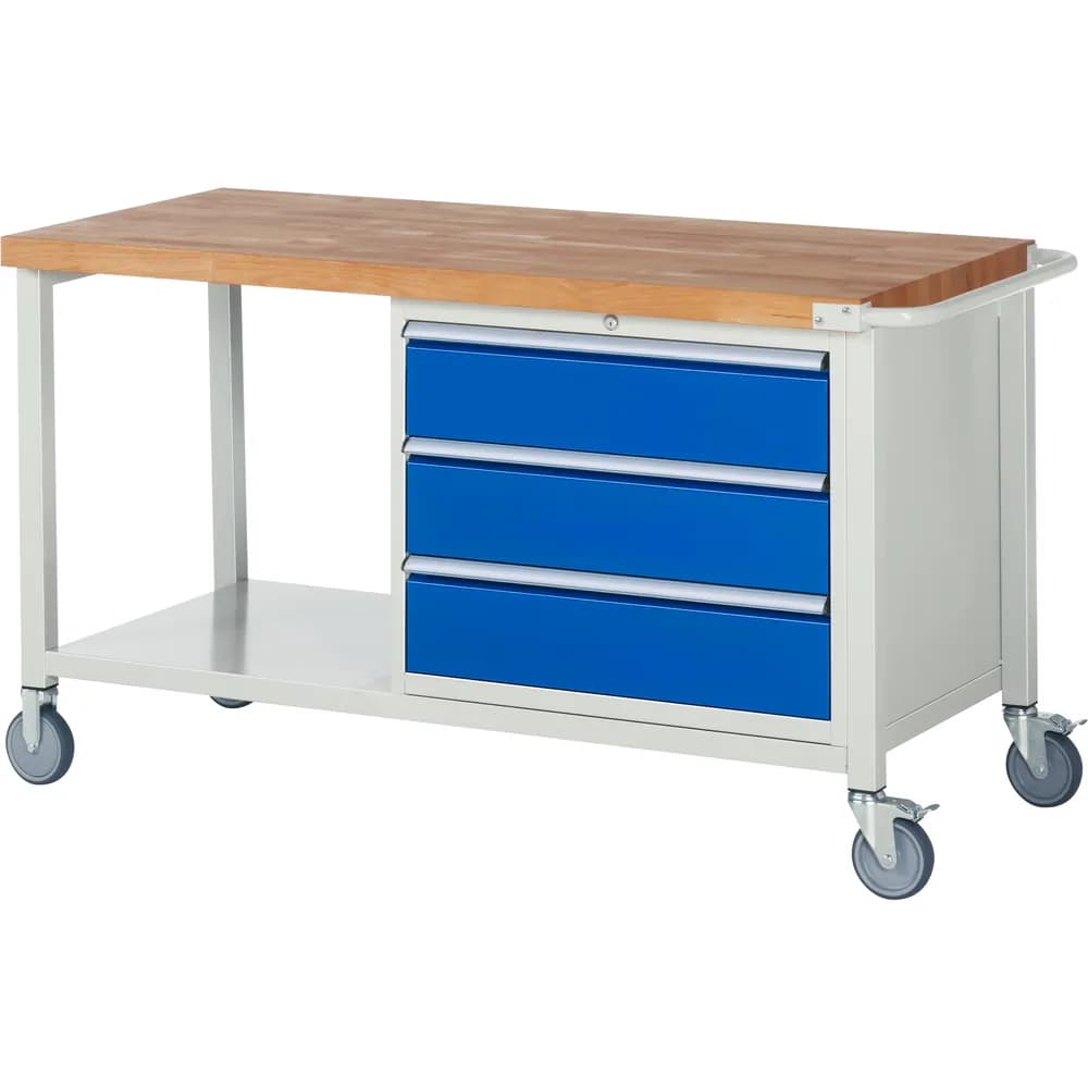RAU. - Fahrbare Werkbank Modell 8257, 1500 x 700mm