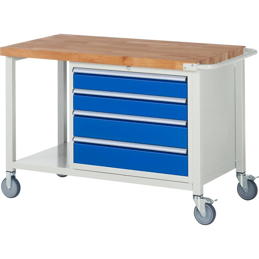 RAU. - Fahrbare Werkbank Modell 8262, 1250 x 700mm