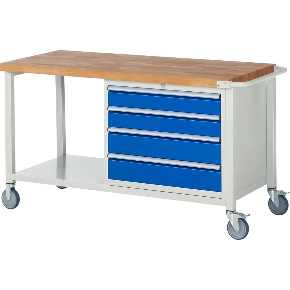 RAU. - Fahrbare Werkbank Modell 8262, 1500 x 700mm