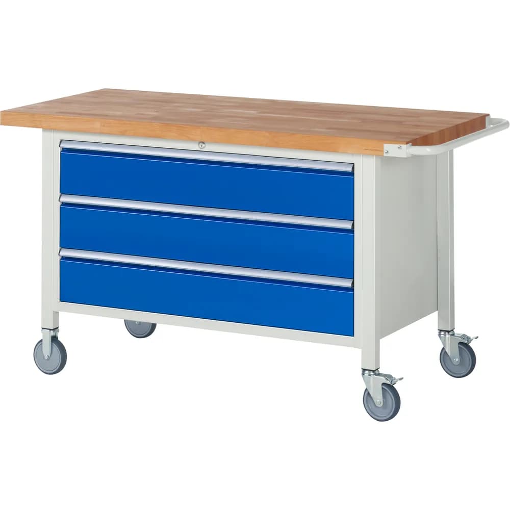 RAU. - Fahrbare Werkbank Modell 8357, 1500 x 700mm
