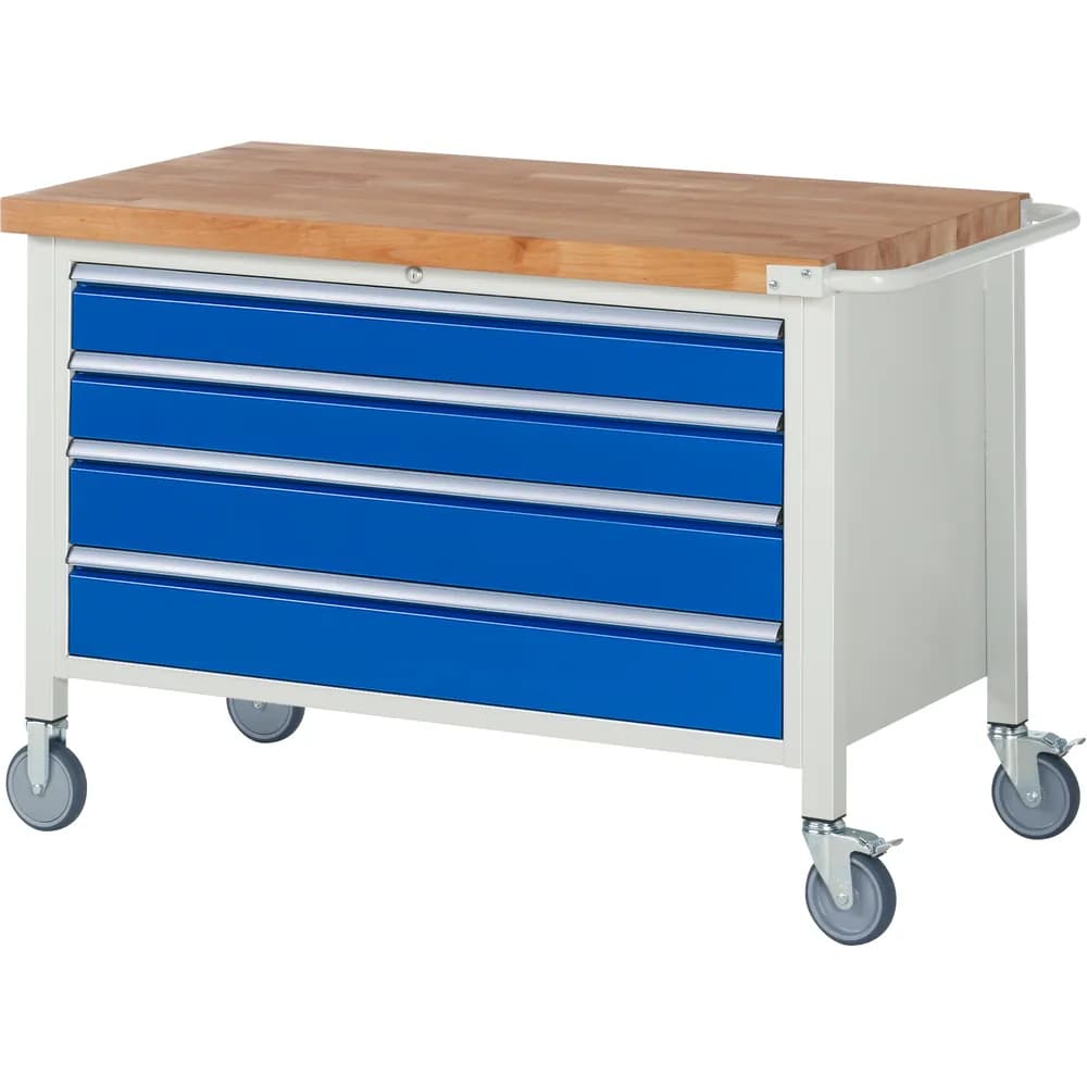 RAU. - Fahrbare Werkbank Modell 8362, 1250 x 700mm