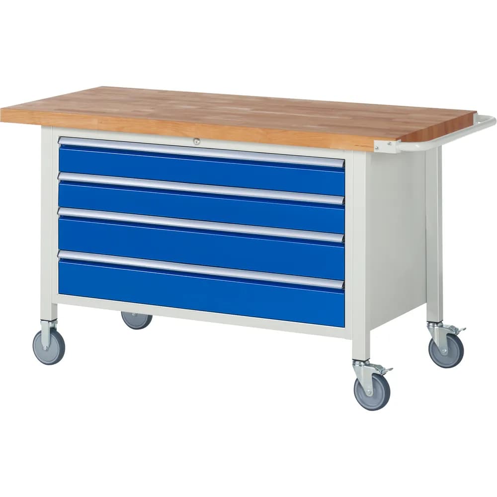 RAU. - Fahrbare Werkbank Modell 8362, 1500 x 700mm