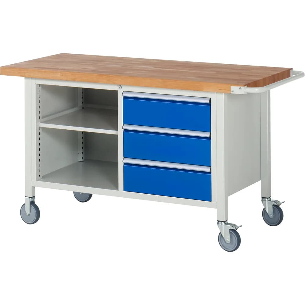 RAU. - Fahrbare Werkbank Modell 8462, 1500 x 700mm