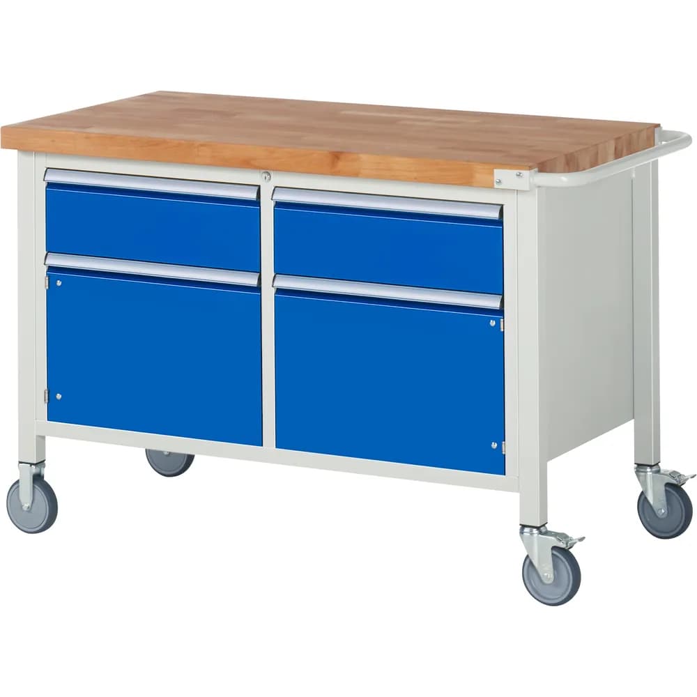RAU. - Fahrbare Werkbank Modell 8466, 1250 x 700mm