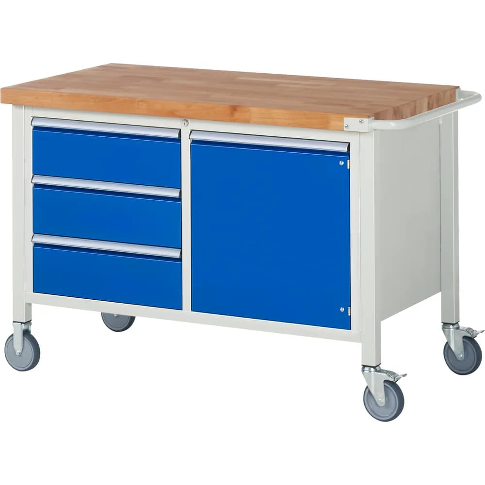 RAU. - Fahrbare Werkbank Modell 8468, 1250 x 700mm