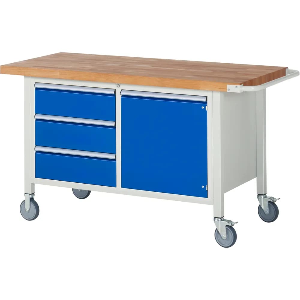 RAU. - Fahrbare Werkbank Modell 8468, 1500 x 700mm