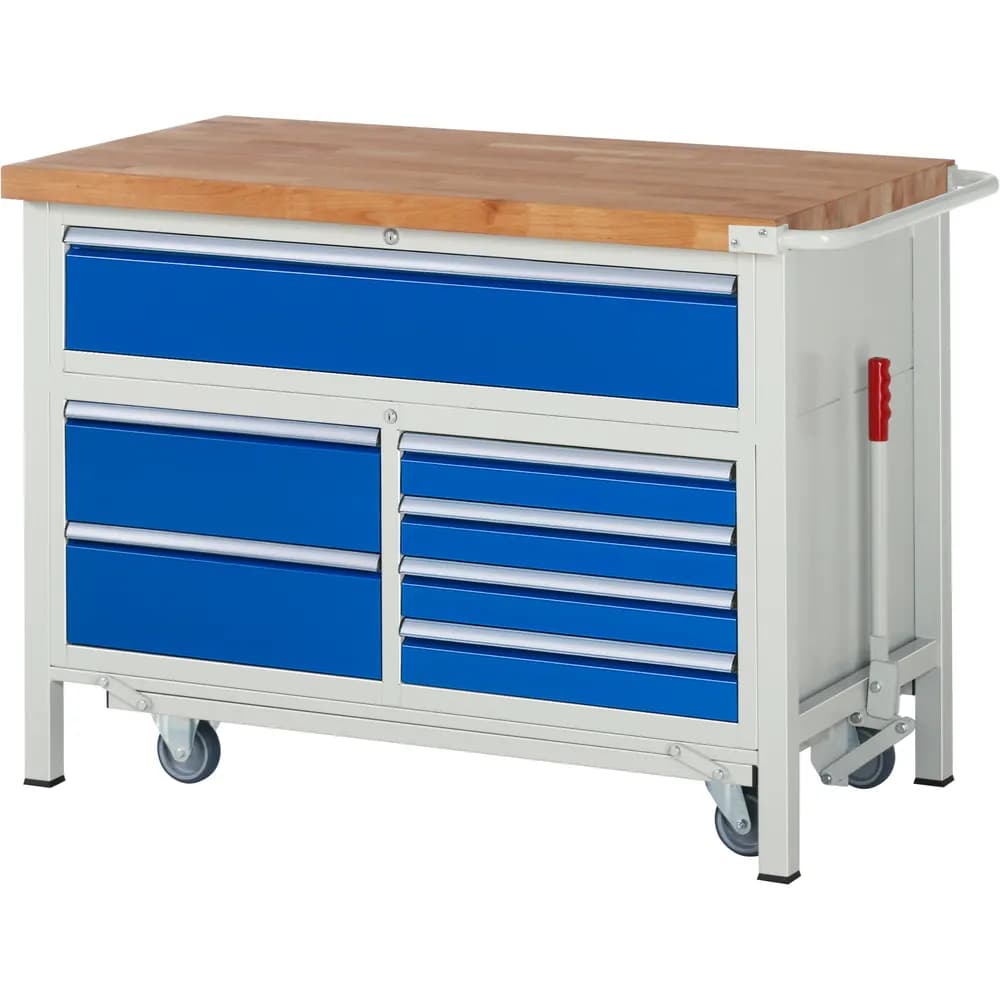 RAU. - Absenkbare Werkbank Modell 8921, 1250 x 700 x 880mm