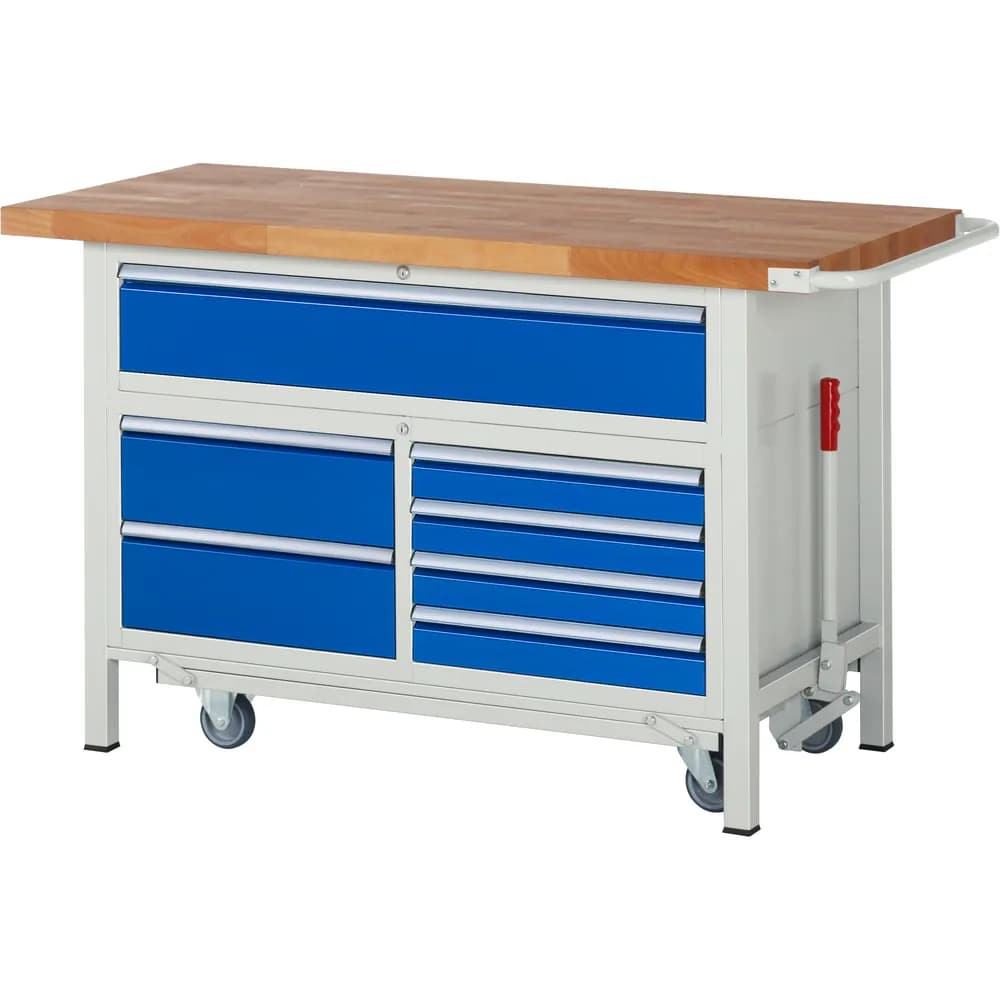 RAU. - Absenkbare Werkbank Modell 8921, 1500 x 700 x 880mm