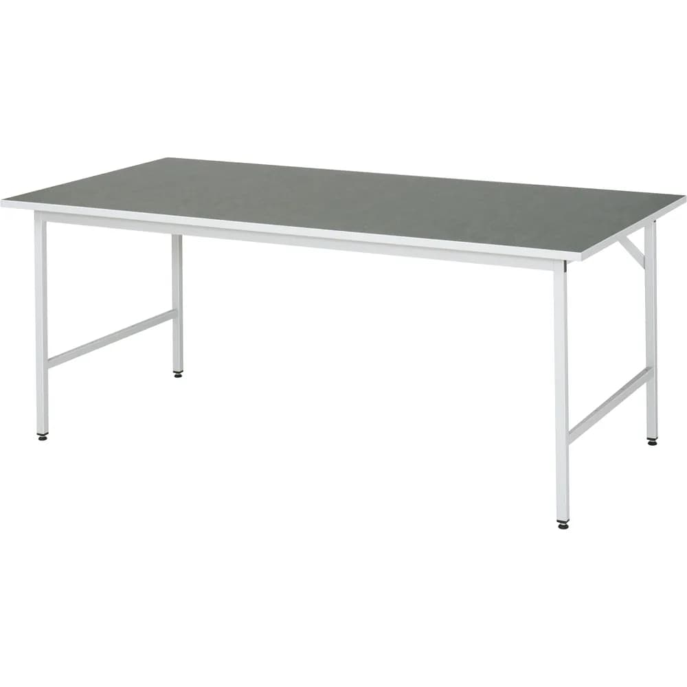 RAU. - Arbeitstisch Jerry, Linoleumplatte 2000 x 1000mm