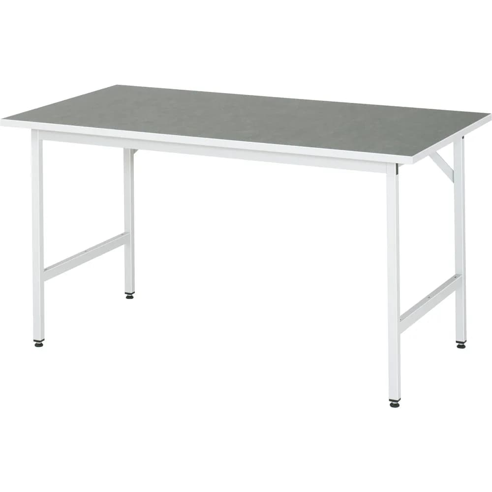 RAU. - Arbeitstisch Jerry, Linoleumplatte 1500 x 800mm