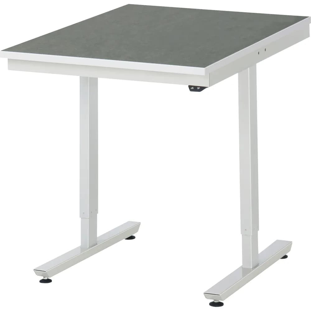 RAU. - Arbeitstisch adlatus 150, Linoleumplatte 750 x 1000mm