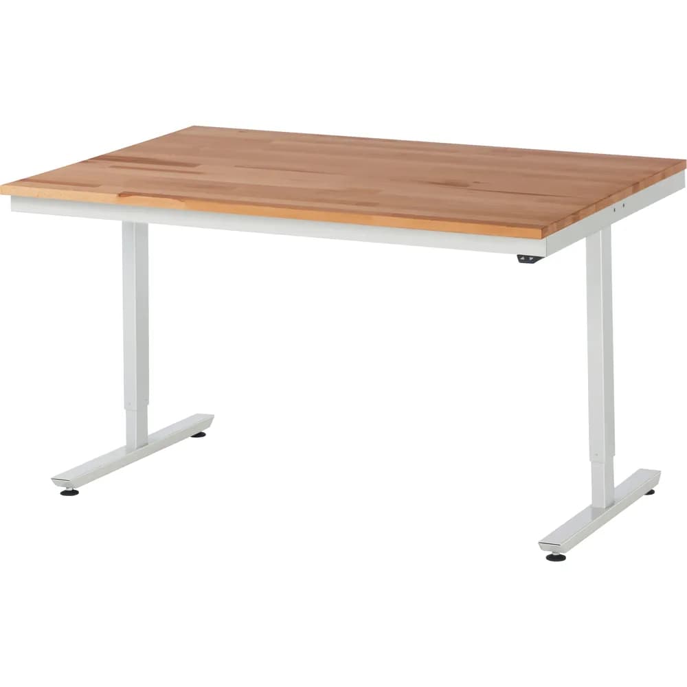 RAU. - Arbeitstisch adlatus 150, Buche-Massiv-Platte 1500 x 1000mm