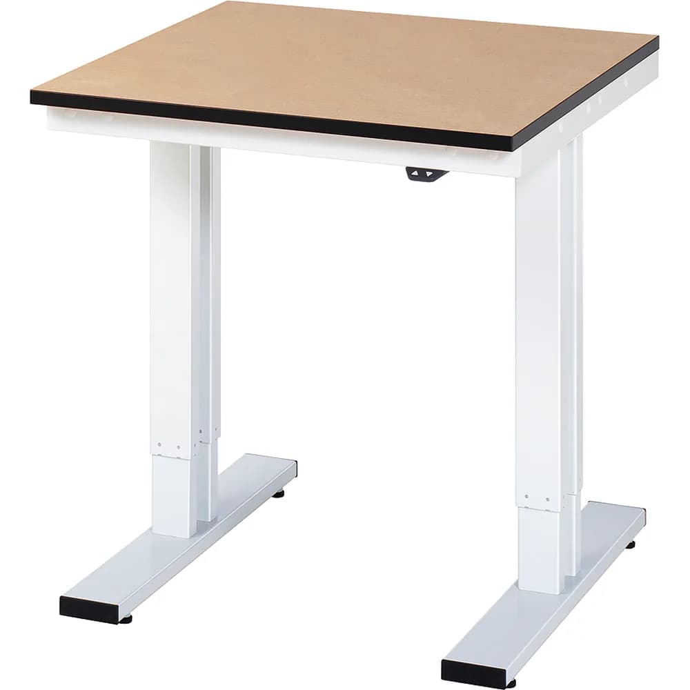 RAU. - Werktisch adlatus 300, MDF-Platte, 750 x 800 x 720-1120mm