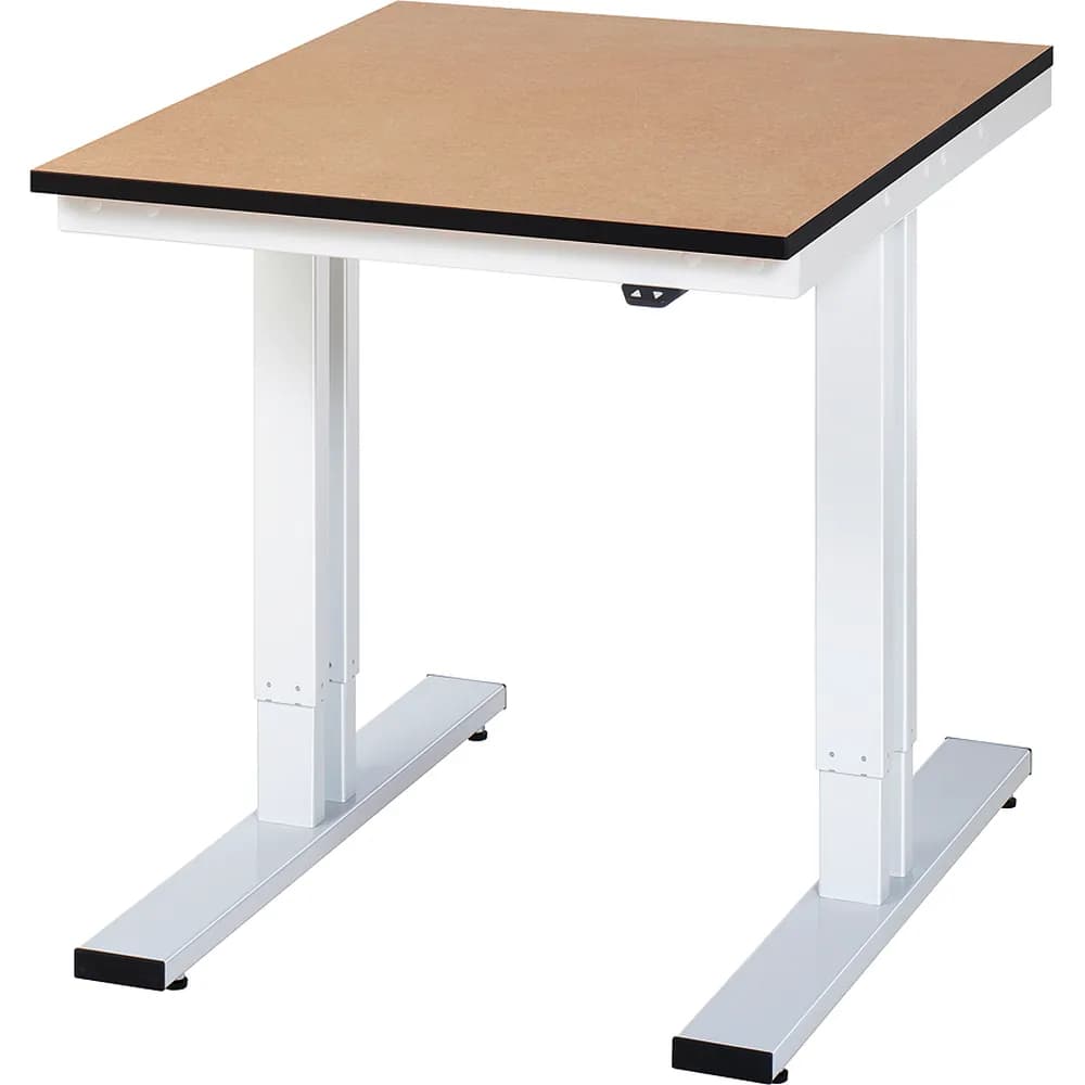 RAU. - Werktisch adlatus 300, MDF-Platte, 750 x 1000 x 720-1120mm