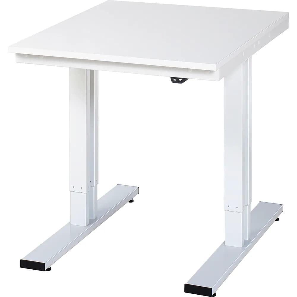 RAU. - Werktisch adlatus 300, EGB-Melamin-Platte, 750 x 1000 x 720-1120mm