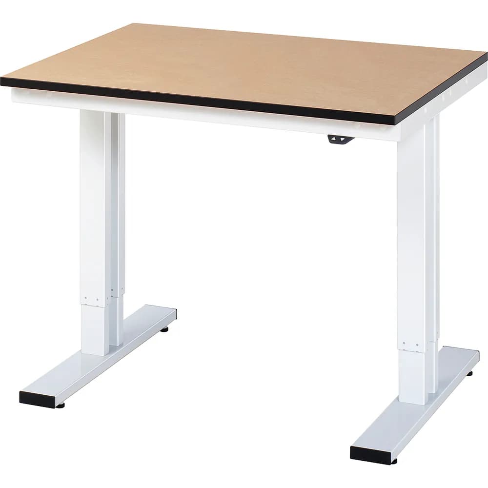 RAU. - Werktisch adlatus 300, MDF-Platte, 1000 x 800 x 720-1120mm