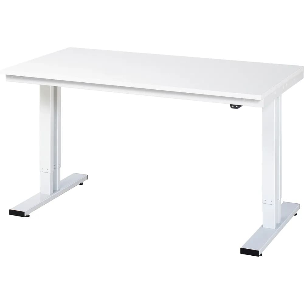 RAU. - Werktisch adlatus 300, Melaminplatte, 1500 x 800 x 720-1120mm