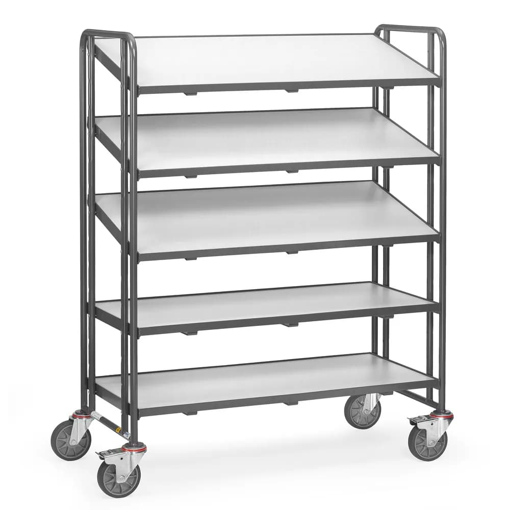 fetra® - ESD-Eurokastenwagen 9384 - mit Böden, Tragkraft 300kg