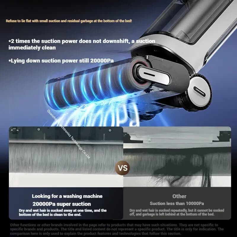 Dreame H30 Ultra Akku-Handstaubsauger - 20.000Pa, Trocken & Nass, Ultraflach 180°.