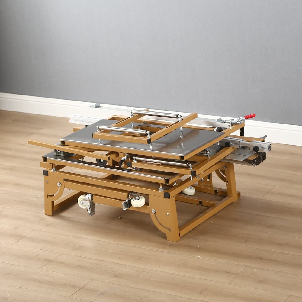 Tragbare 4-in-1-Holzsäge - Staubfreie Mini-Kreissäge für die Tischlerei