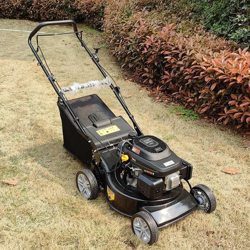 196CC 4-Takt Rasenmäher mit Verbrennungsmotor - 46 cm Schnittbreite, 3500W, 7 Geschwindigkeitsstufen, 60L Behälter