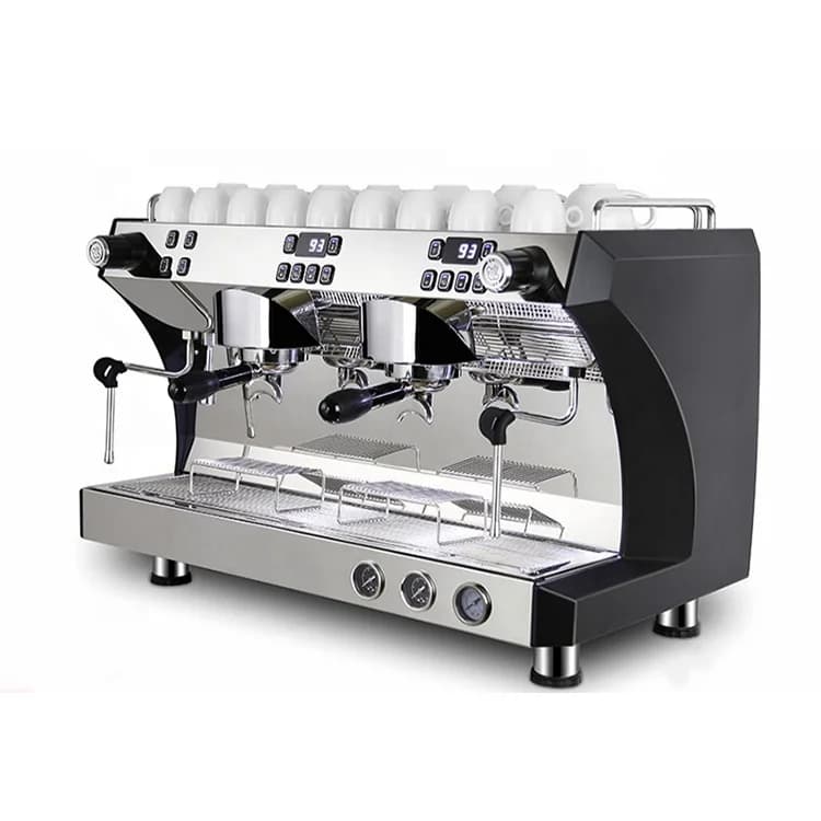 Machine à Café Expresso Professionnelle Barista YS-3120GM – Acier Inoxydable, Double Tête, 4200W