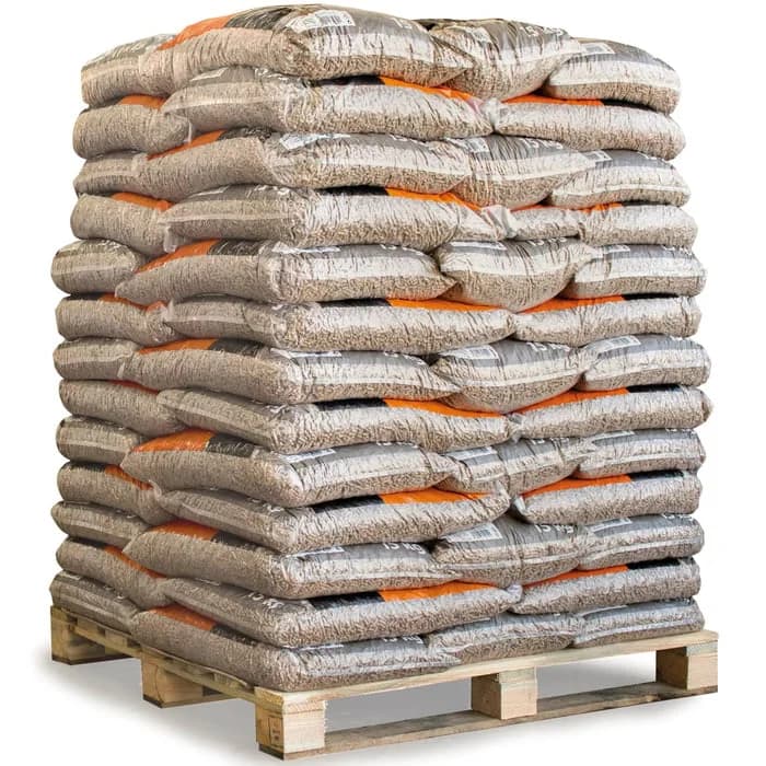 HEIZFUXX Grey Holzpellets – 65 Säcke × 15 kg (975 kg), Weichholz, ENplus A2, Europa