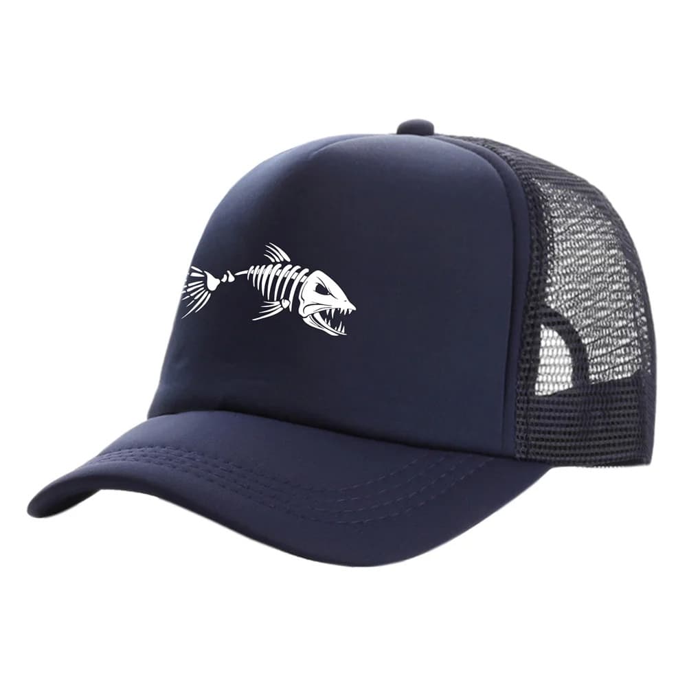 Casquette Trucker Pour Pêcheur (Modèle: Bleu Navy)
