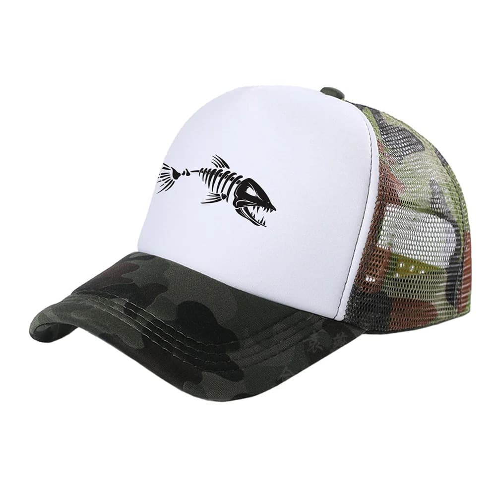 Casquette Trucker Pour Pêcheur (Modèle: Camouflage)