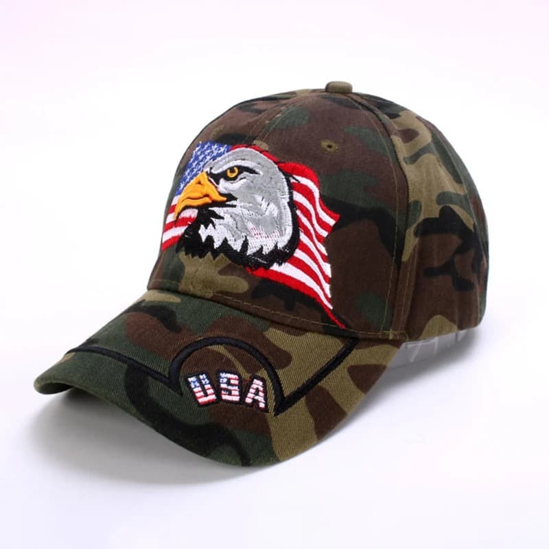 Casquette Américaine Aigle (Modèle: Camouflage)