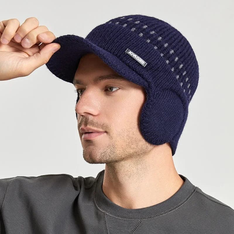 Casquette Bonnet avec Oreillettes (Modèle: Navy)