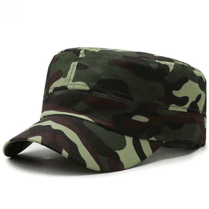 Casquette Militaire Camouflage de Guerre (Modèle: Vert)