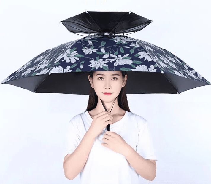 Casquette Parapluie à Fleurs 110CM