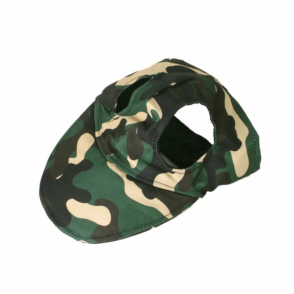 Casquette Pour Chien Anti UV (Modèle: Camouflage, Taille: S (29-35cm))