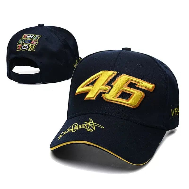 Casquette Réglable 46 Valentino Rossi (Modèle: Bleu)