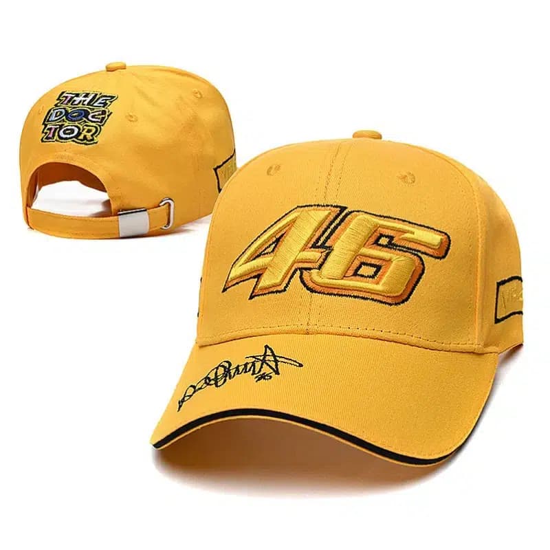 Casquette Réglable 46 Valentino Rossi (Modèle: Jaune)