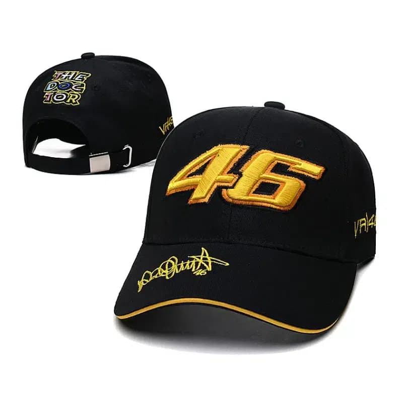Casquette Réglable 46 Valentino Rossi (Modèle: Noir)