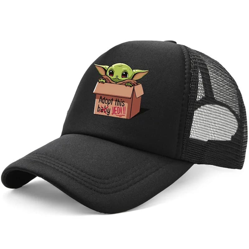 Casquette Star Wars Adopte Bébé Yoda (Modèle: Noir)